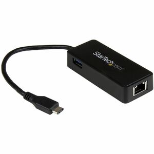 StarTech.com USB-C to Ethernet Gigabit Adapter - Thunderbolt 3 Compatible - USB Type C Network Adapter - USB C Ethernet Ad