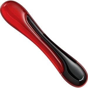 Repose-poignet Kensington Duo Gel - x 479,4 mm x 88,9 mm Dimension - Rouge, Noir - Gel - Antidérapant - 1 Unité
