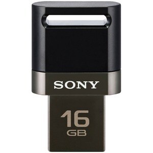 Sony MicroVault USM16SA3 16 GB USB 3.0, Micro USB Flash Drive - Black