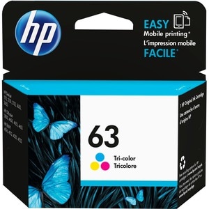 HP 63 Original Inkjet Ink Cartridge - Tri-colour Pack - 165 Pages
