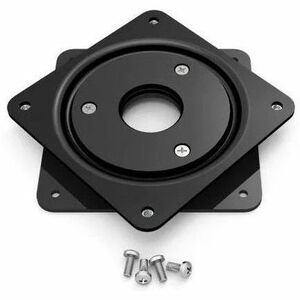 Compulocks VESA Rotating Plate Black - 100mm x 100mm VESA compatible, High grade aluminum construction, Rotates between Po