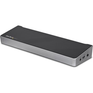 StarTech.com Dual Monitor KVM Docking Station - for Two Laptops - 4K - File Transfer - Universal Laptop Docking Station (U