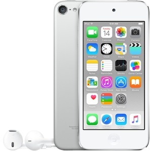 IPOD TOUCH 64GB - WHITE & SILVER (6TH GEN) / 4-INCH WIDESCREEN DISPLAY WITH MULTI-TOUCH IPS TECHNOLOGY / WI-FI / BLUETOOTH