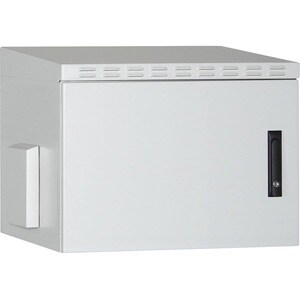 Digitus 9U Wall Mountable Rack Cabinet - 482.60 mm Rack Width - Light Grey - Steel - 100 kg Maximum Weight Capacity