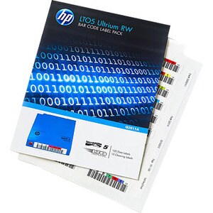 HP LTO5 ULTRIUM RW BARCODE LABEL PACK 100 S PRE PRINTED 10 S CLEANING