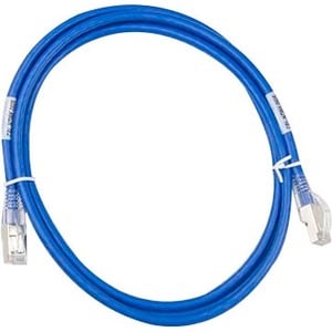 Supermicro RJ45 Cat6a 550MHz Rated Blue 6 FT Patch Cable, 24AWG - 6 ft Category 6a Network Cable for Network Device - Firs