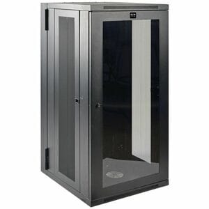 Eaton Tripp Lite Series SmartRack 26U Low-Profile Switch-Depth Wall-Mount Half-Height Rack Enclosure, Clear Acrylic Window