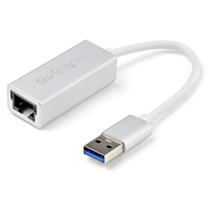 StarTech.com Adaptateur réseau USB 3.0 vers Gigabit Ethernet - Argent - USB 3.1 - 1 Port(s) - 1 - Paire torsadée