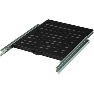 Digitus Rack Shelf - Black - Steel - 25 kg Maximum Weight Capacity