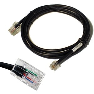 apg MultiPRO 1,52 m RJ-12/RJ-45 Datentransferkabel - 1 - Cable for Drucker, Kassenlade, POS Terminal - Schwarz