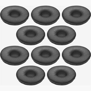 Jabra Ear Cushion - 10 Pack - Black - Leatherette