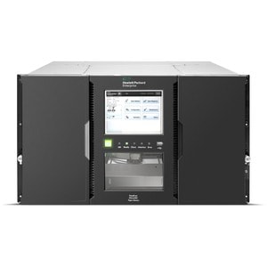 HPE StoreEver MSL6480 Tape Library - 0 x Drive/80 x Cartridge Slot - 6U - Rack-mountable - LTO-6 (Read/Write), LTO-5 (Read