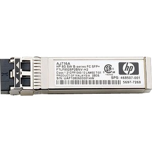 HP 8GB SW B-SERIES FC 1PK SFP+TRANSCEIVER