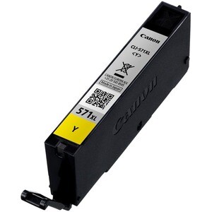 Canon CLI-571Y Original Inkjet Ink Cartridge - Yellow - 1 / Pack - 323 Pages