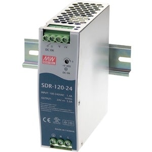 B+B SmartWorx 120W Single Output Industrial Din Rail With PFC Function - DIN Rail - 120 V AC, 230 V AC, 370 V DC Input - 2