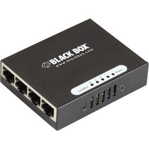 Black Box USB-Powered Gigabit 4-Port Switch with EU Power Supply - 4 Ports - Gigabit Ethernet - 10/100/1000Base-TX - 2 Lay