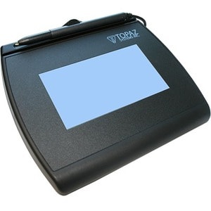 Topaz SignatureGem LCD 4x3 - Active Pen - 4.40" x 2.50" Active Area - Wired - Black LCD - Backlight - Serial