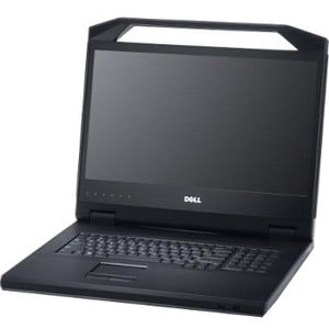 Dell FPM185 LCD-Rack-Konsole - 47 cm (18,5 Zoll) LED - 2 x USB - 1 x VGA - Tastatur - 1U Hoch