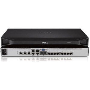 Dell DMPU108E KVM-Switchbox - 8 Computer - 1 Lokaler Benutzer(n) - 1 Remote-Benutzer(n) - 1600 x 1200 - 15 x Netzwerk (RJ-
