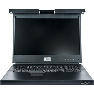 Vertiv Avocent Local Rack Access - 1U | 8-Port KVM Console | Rackmount | French Keyboard - 18.5 LCD| USB KB| 2USB PASS-FRENCH