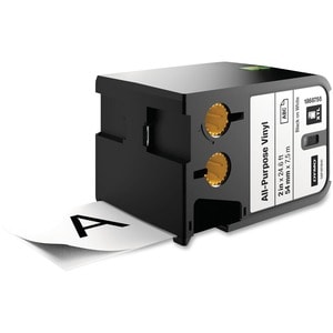 Dymo Label Tape - 50.80 mm Width - Thermal Transfer - White - Vinyl - Chemical Resistant, Heat Resistant - 1 Each