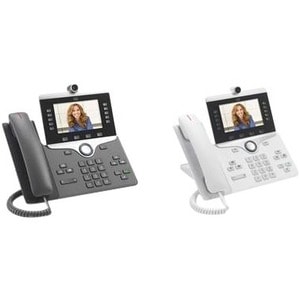 Cisco 8865 IP Phone - Corded/Cordless - Corded/Cordless - Bluetooth, Wi-Fi - Wall Mountable - Charcoal - 5 x Total Line - 