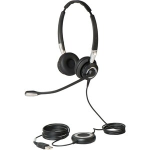 Jabra BIZ 2400 II QD Headset - Stereo - Quick Disconnect - Wired - Over-the-head - Binaural - Supra-aural - Noise Cancelin