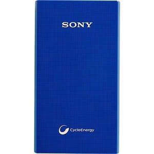 Sony CP-V5A Power Bank - Blue - For Smartphone, Handset, Tablet PC, Camera, Portable Speaker - Lithium Ion (Li-Ion) Polyme