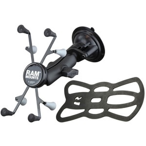 RAM Mounts X-Grip Tablet PC Holder - 2.5" Width x 5.8" Depth - Stainless Steel, Rubber, Aluminum