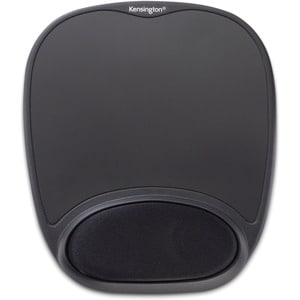 Kensington Comfort Gel Mouse Pad - Black - 1.50" Height x 9.37" Width x 13" Depth - Black - Gel - Skid Proof - 1 - TAA Com