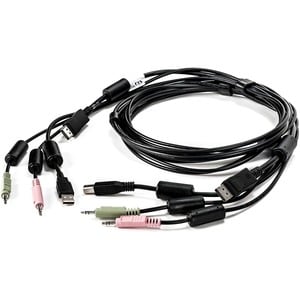 Vertiv AVOCENT 1.83 m KVM Cable - Cable for Keyboard/Mouse, KVM Switch - First End: USB, DisplayPort Digital Audio/Video