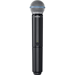 Shure BLX2/B58 Handheld Transmitter with BETA58A Capsule - 512 MHz to 542 MHz Operating Frequency - 50 Hz to 16 kHz Freque