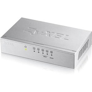 ZYXEL GS-105B v3 5 Ports Ethernet Switch - Gigabit Ethernet - 10/100/1000Base-T - 2 Layer Supported - Twisted Pair - Desktop