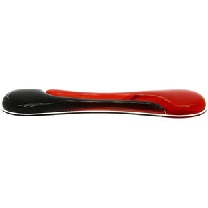 Kensington Duo Gel Keyboard Wrist Rest - 1.50" x 5.16" x 22.63" Dimension - Black, Red - Gel - 1 Pack