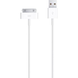 Cable de transferencia de datos Apple Propietario/USB - para iPad, iPod, iPhone - Extremo Secundario: 1 x 30-pin Proprieta