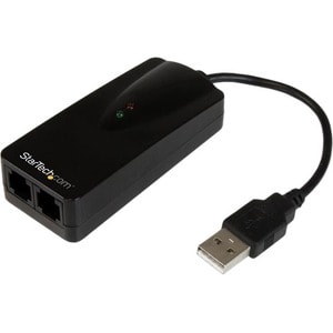 StarTech.com Data/Fax Modem - USB - 56 kbit/s - Desktop - ITU V.17, ITU-T V.29, ITU-T V.27ter, ITU-T V.21 channel 2 Fax Te