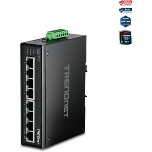 8-port hardened Industrial Gigabit Switch