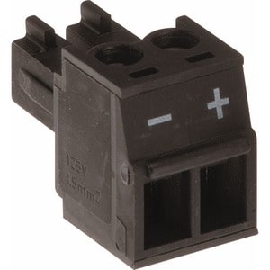 AXIS Terminal Connector - 10 - 1 x 2-pin Terminal Block Male - Black