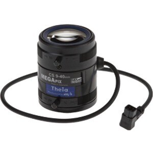 AXIS - 9 mm to 40 mmf/1.5 - Telephoto Varifocal Lens for CS Mount - Designed for Digital Camera - 16x Magnification - 4.4x