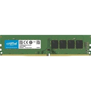 Crucial RAM Module - 4 GB - DDR4-2400/PC4-19200 DDR4 SDRAM - 2400 MHz - CL17 - 1.20 V - Non-ECC - Unbuffered - 288-pin - DIMM