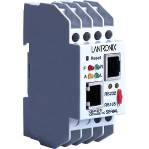 Lantronix XPress DR-IAP Industrial Device Server - 1 x Network (RJ-45) - 1 x Serial Port - Fast Ethernet - Rail-mountable