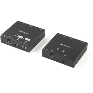 StarTech.com HDMI über Cat6 Extender mit 4 Port USB - HDMI over Cat5 oder Cat 6 - 1080p - 50m - 1 Eingabegerät - 1 Ausgabe