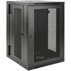 Tripp Lite by Eaton SmartRack 18U UPS-Depth Wall-Mount Half-Height Rack Enclosure, Hinged Back - For UPS - 18U Rack Height