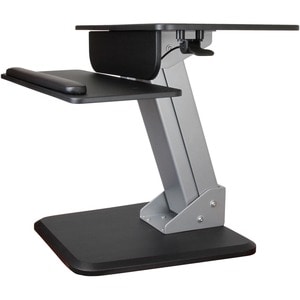 StarTech.com Height Adjustable Standing Desk Converter - Sit Stand Desk with One-finger Adjustment - Ergonomic Desk - Turn