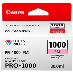 Canon LUCIA PRO PFI-1000 PM Original Inkjet Ink Cartridge - Photo Magenta Pack - Inkjet