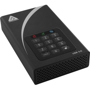 Apricorn Aegis Padlock DT ADT-3PL256-8000 8 TB Desktop Hard Drive - 3.5" External - USB 3.0 - 1 Year Warranty