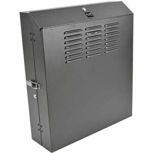 Eaton Tripp Lite Series SmartRack 4U Low-Profile Vertical-Mount Switch-Depth Wall-Mount Rack Enclosure Cabinet - For Patch