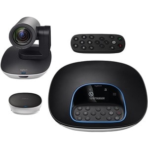 Logitech GROUP Video and Audio Conferencing System - 1920 x 1080 Video (Content) - 30 fps - USB - Wall Mountable, Tabletop