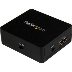 StarTech.com HDMI Audio Extractor - HDMI to 3.5mm Audio Converter - 2.1 Stereo Audio - 1080p - Functions: Audio Extraction