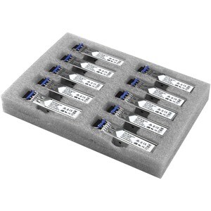 StarTech.com Gigabit Fiber SFP Transceiver Module - Cisco GLC-LH-SM Compatible - SM/MM LC - 10km / 550m - 10 Pack - 1000Ba